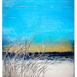 Allongée dans les Dunes